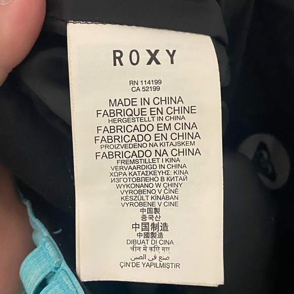 Roxy kids size 10 EUC insulated ski snowboard snow pants with vents adjustable - Picture 4 of 7